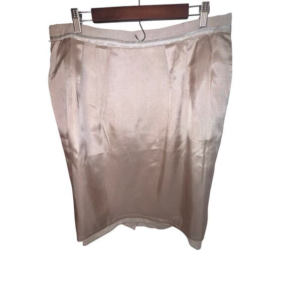 Orvis women’s size 20 linen A-line vintage lined classic preppy midi skirt  USA - Picture 6 of 9